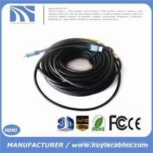 Cable Long Ultra HDMI de KuYia con el repetidor Construido en 2.0VM / M Apoyo 4k * 2k 2016P 10m 15m 20m 30m 40m 50m
